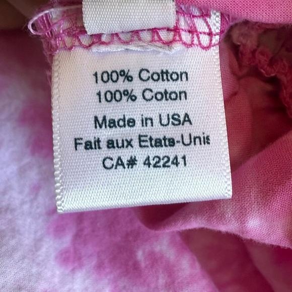 STARK X Pink Tie Dye Cotton Drawstring Shorts M - Picture 8 of 11